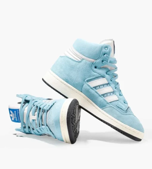 Adidas Centennial 85 Hi Preblu Crywht Chalk White
