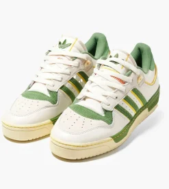 Adidas Rivalry Low 86 Chalk White Chalk Black Green