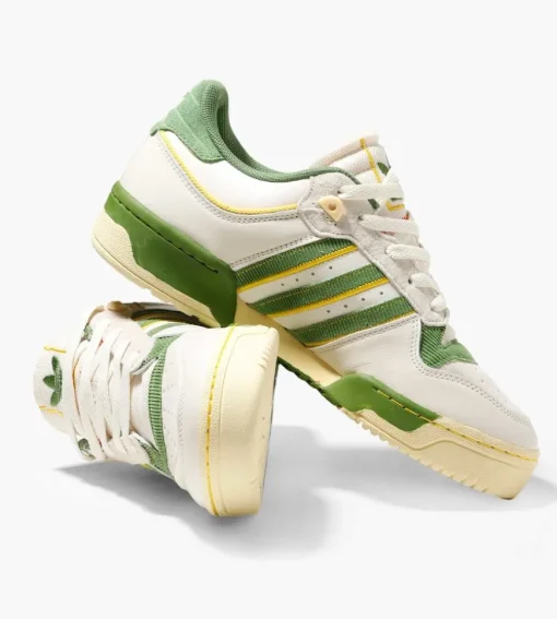 Adidas Rivalry Low 86 Chalk White Chalk Black Green