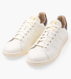 Adidas Stan Smith Lux Off White Chalk White Dark Brown