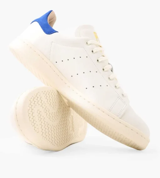 Adidas Stan Smith Lux Off White Cloud White Royal Blue
