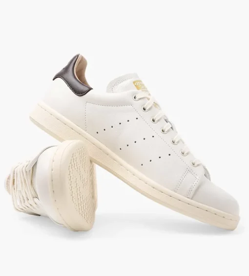 Adidas Stan Smith Lux Off White Chalk White Dark Brown
