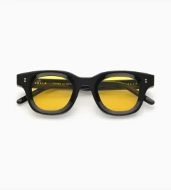 Akila Apollo Black Frame - Yellow Lenses