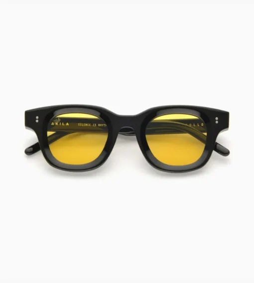 Akila Apollo Black Frame - Yellow Lenses