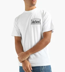 Aries Art Trip Reverse Tee White