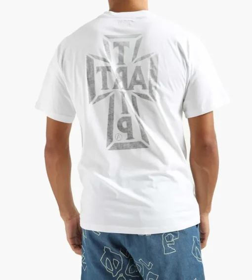 Aries Art Trip Reverse Tee White