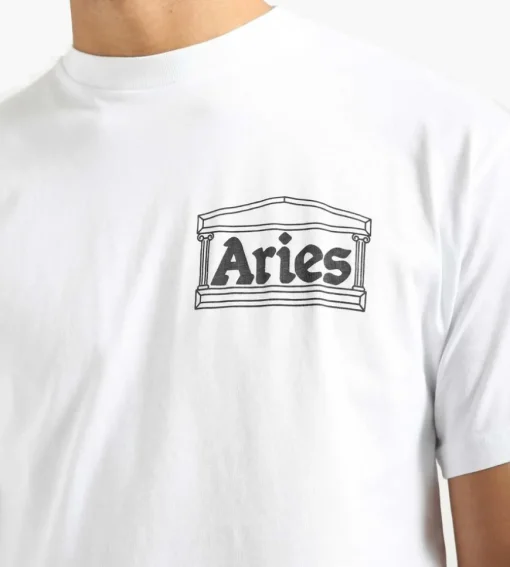 Aries Art Trip Reverse Tee White