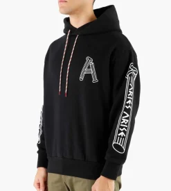 Aries Column Hoodie Black