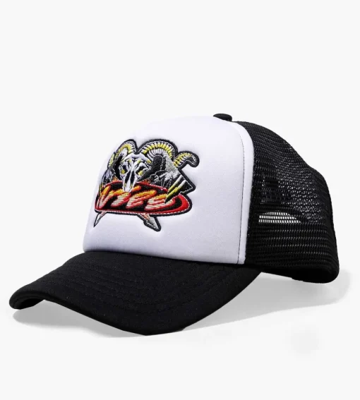 Aries Moto Ram Trucker Cap Black