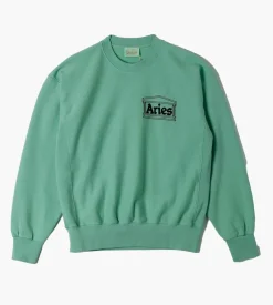 Aries Premium Temple Sweatshirt Aqua