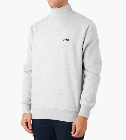 Arte Antwerp Carter Crewneck Sweater Grey