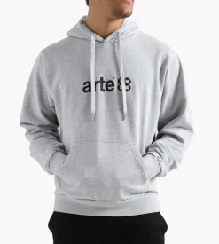 Arte Antwerp Hannes Ss23 Logo Hoodie Grey