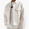 Arte Antwerp Jackson Allover Logo Jacket Red White