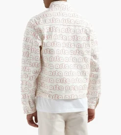 Arte Antwerp Jackson Allover Logo Jacket Red White