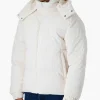Arte Antwerp Joey Corduroy Puffer Jacket Cream