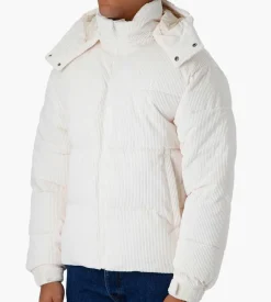 Arte Antwerp Joey Corduroy Puffer Jacket Cream