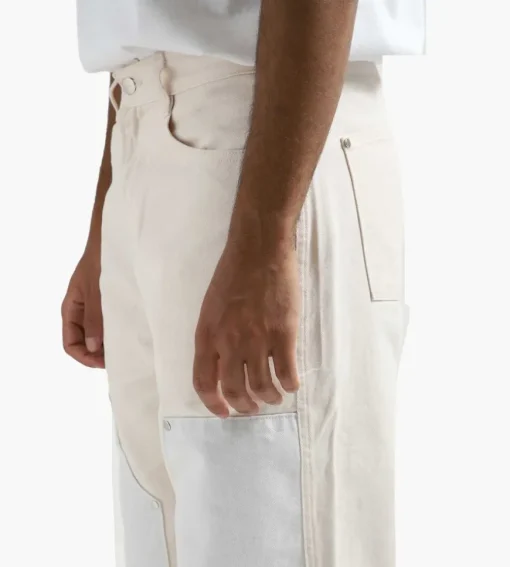 Arte Antwerp Jones Colorblock Pant Cream Nimbus Cloud