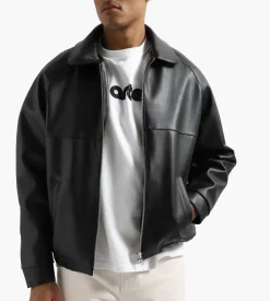 Arte Antwerp Josh Leather Jacket Black