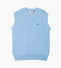 Arte Antwerp Karl Logo Knit Vest Light Blue