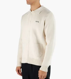 Arte Antwerp Kyle Pocket Knit Knit Sweater Cream