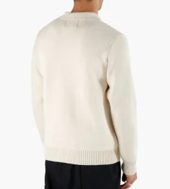 Arte Antwerp Kyle Pocket Knit Knit Sweater Cream