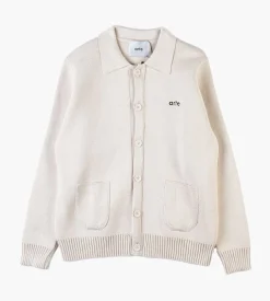 Arte Antwerp Kyle Pocket Knit Knit Sweater Cream