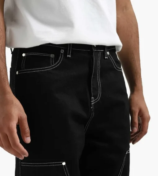Arte Antwerp Poelizig Workwear Pant Black Denim