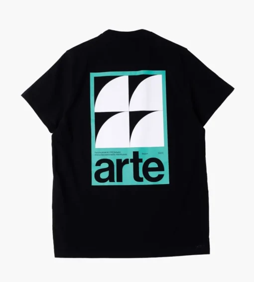 Arte Antwerp Taut Back G Print T-Shirt Black