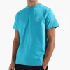 Arte Antwerp Taut Embroidery Logo T-Shirt Lake Blue