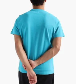 Arte Antwerp Taut Embroidery Logo T-Shirt Lake Blue