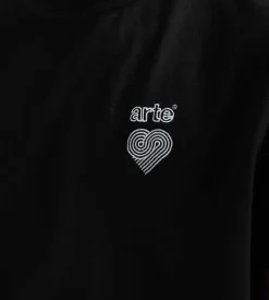 Arte Antwerp Taut Embroidery Logo T-Shirt Black