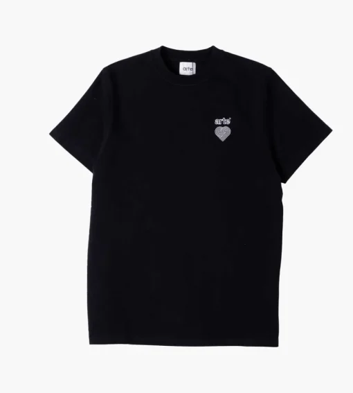 Arte Antwerp Taut Embroidery Logo T-Shirt Black