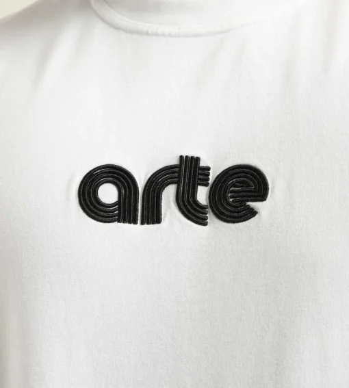 Arte Antwerp Taut Embroidery Logo T-Shirt White