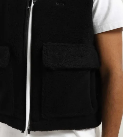 Arte Antwerp Vince Sherpa Vest Black