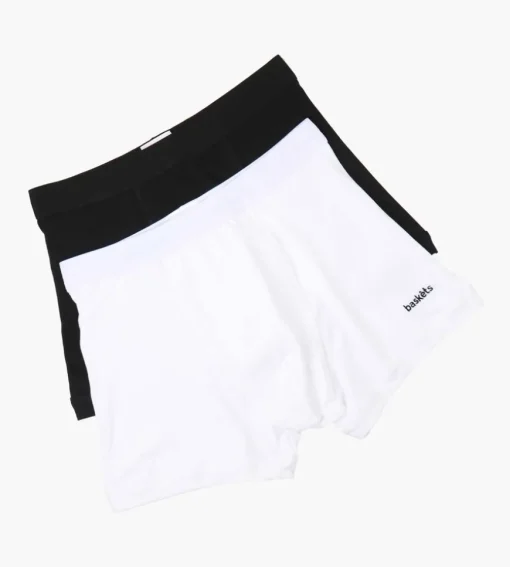 Baskets Boxershorts 2-Pack Black White