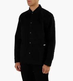 Baskets Heavy Cotton Overshirt Black