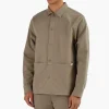 Baskets Heavy Cotton Overshirt Stone