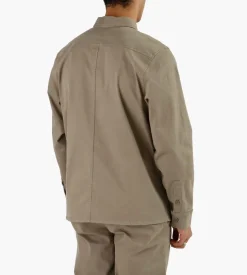 Baskets Heavy Cotton Overshirt Stone