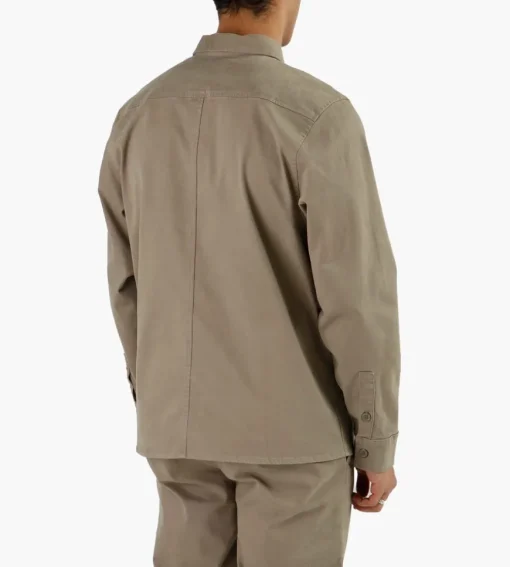 Baskets Heavy Cotton Overshirt Stone