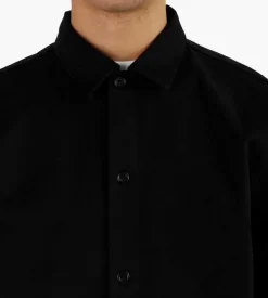 Baskets Heavy Cotton Overshirt Black