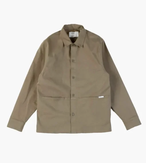 Baskets Heavy Cotton Overshirt Stone