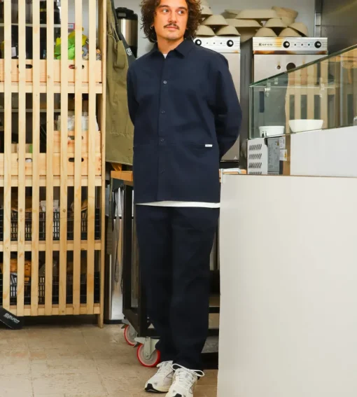 Baskets Heavy Cotton Trousers Navy