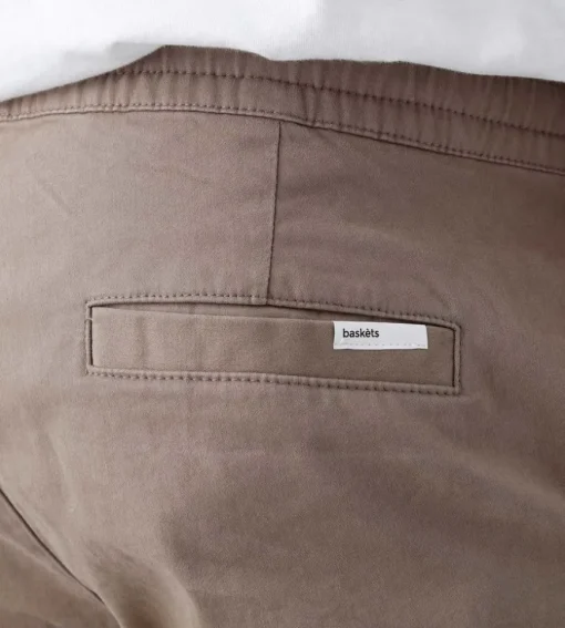 Baskets Heavy Cotton Trousers Stone