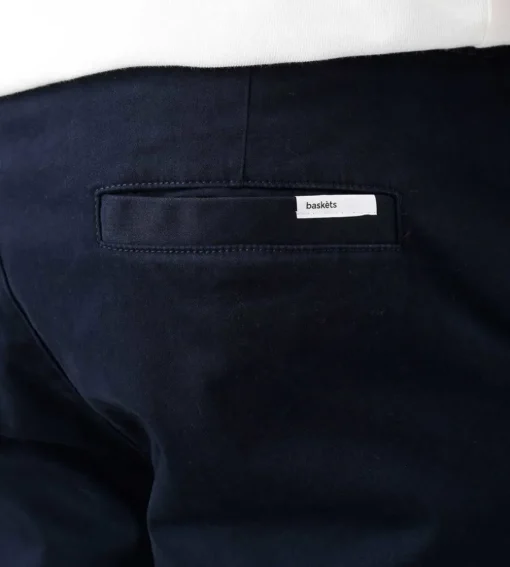 Baskets Heavy Cotton Trousers Navy