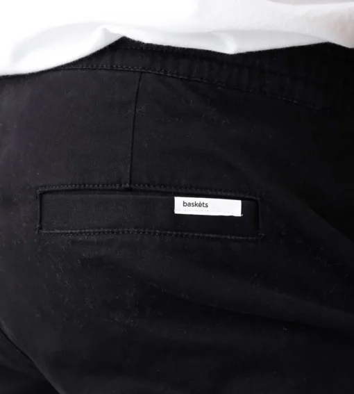 Baskets Heavy Cotton Trousers Black