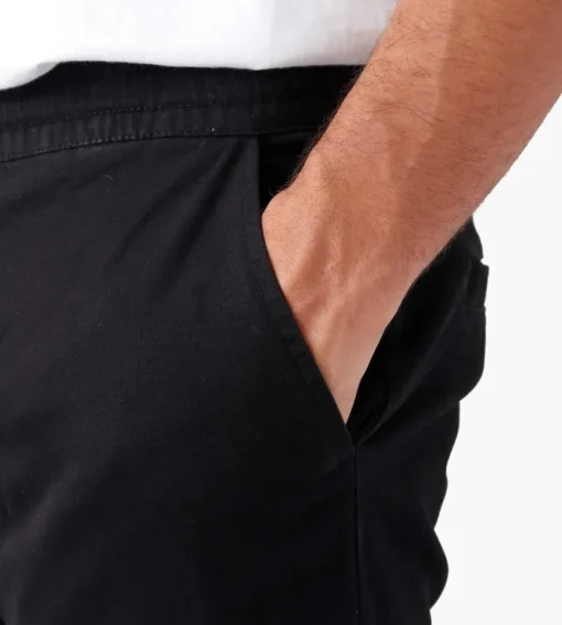 Baskets Heavy Cotton Trousers Black