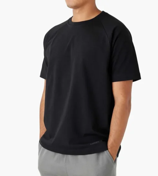 Baskets Heavy Raglan Tee Black