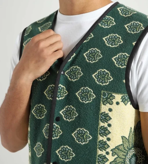 Baskets X Kemkes Bodywarmer Green Sunflower