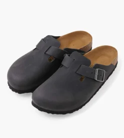 Birkenstock Boston Leoi Black Narrow