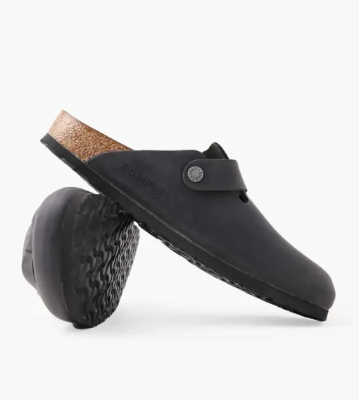 Birkenstock Boston Leoi Black Narrow